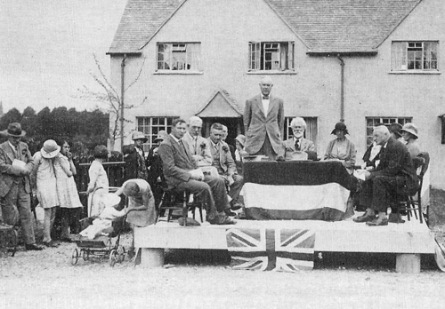 The opening of Pear Tree Close, 1 July 1932