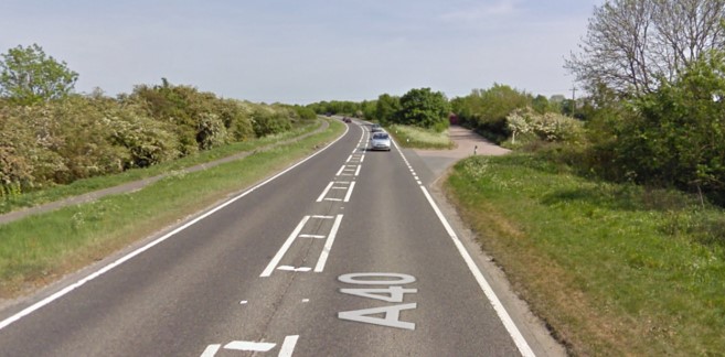Wide Verges A40 Witney